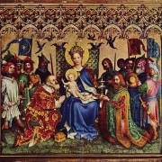Oltář v kolínské katedrále, ústřední panel