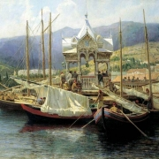 Přístav v Jaltě, 1890