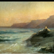 Puškin na břehu Černého moře (1887)