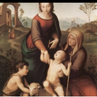 Madona s Kristem, Alžbětou a Janem Křtitelem