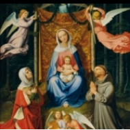 Madona se světci a anděly