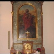 Oltářní obraz se sv. Janem Křtitelem (Altmannsdorfer Kirche, Wien-Meidling)