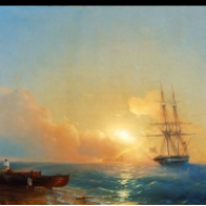 Rybáři na břehu moře (1852)