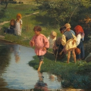 Děti na rybolovu