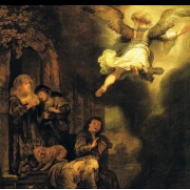 Anděl opouští Tobiáše (1637)