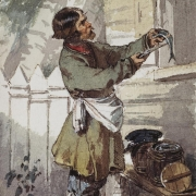 Prodavač slanečků