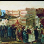 Východní pohřeb v Káhiře