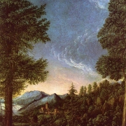 Pohled na údolí Dunaje u Řezna (1520–1525)