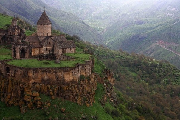 Klášter Tatev, celkový pohled, Arménie