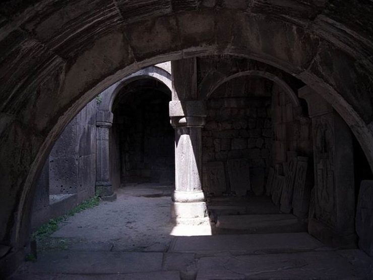 Nahrat, interiér chrámu, Arménie