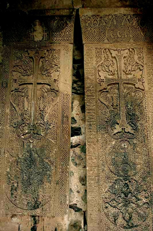 Chačkary z kláštera Dadivank, Náhorní Karabach, 13. století