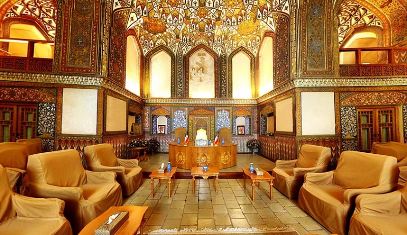 Isfahán, Írán, dekorace interiéru