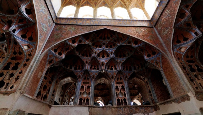 Isfahán, Írán, interiér mešity 17