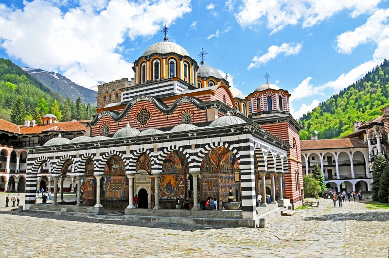 Rilský klášter, chrám Narození Bohorodičky, 19. století
