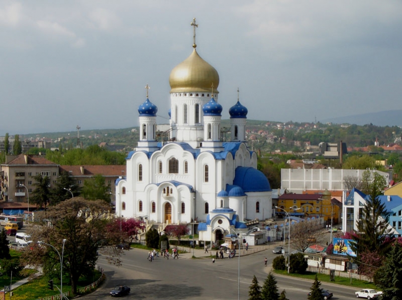 Katedrální chrám svatého kříže, Užhorod, Ukrajina