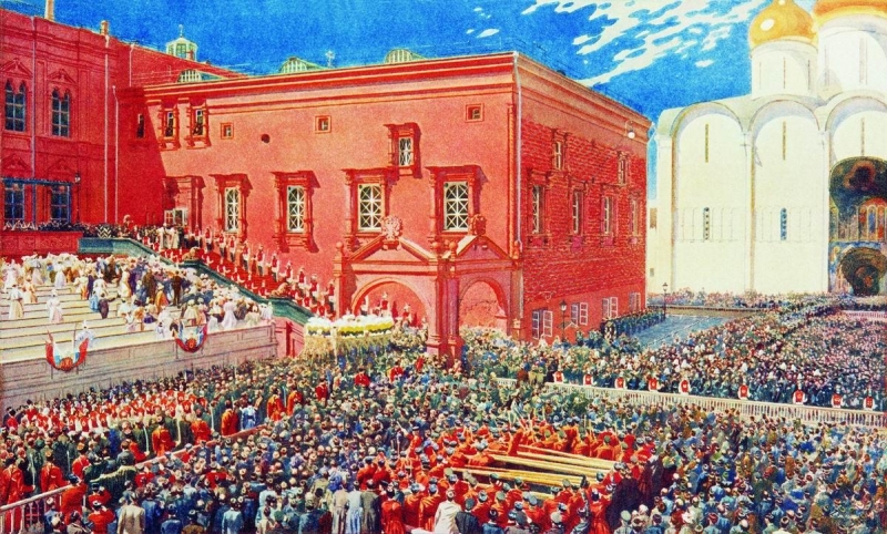 Slavnost v Kremlu 17. století