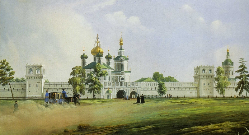 Donský klášter, Moskva, konec 19. století