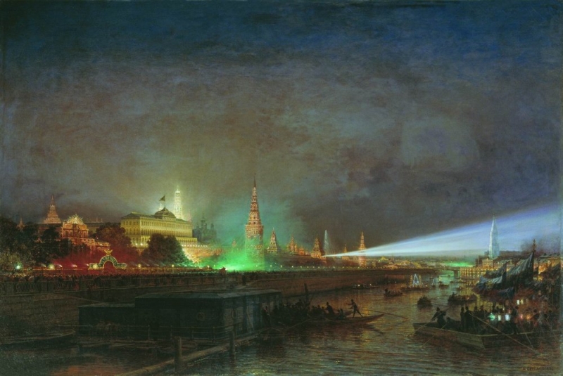 Osvětlený Kreml (1883)