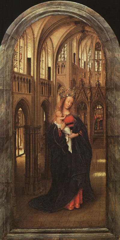 Madona v kostele (kolem 1438)
