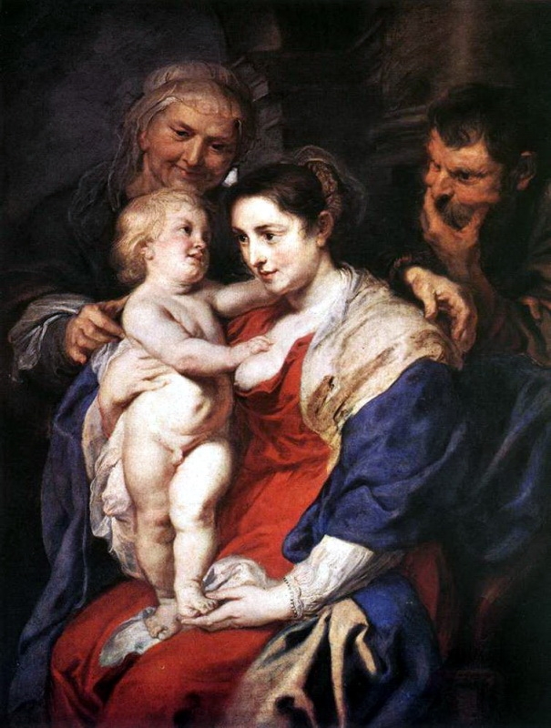Svatá rodina se svatou Annou (1628)