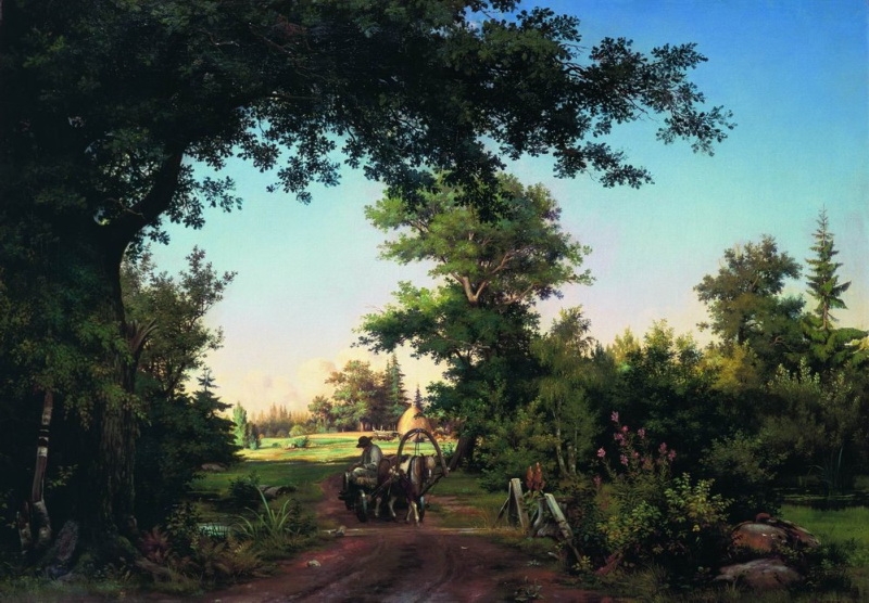 Krajina v okolí Petrohradu (1865)