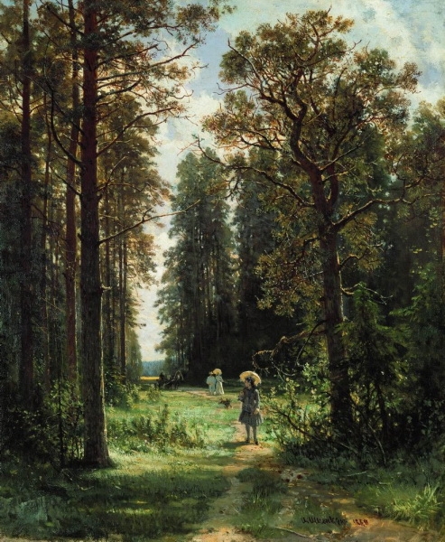 Stezka v lese (1880)