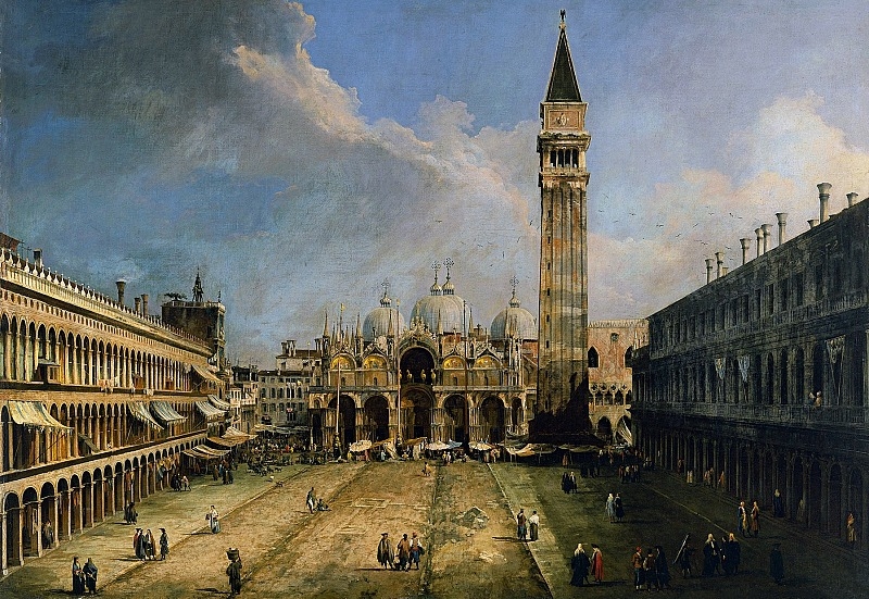 Piazza San Marco, Benátky (1730)
