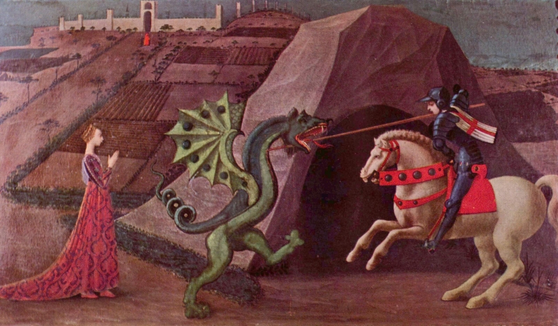 Svatý Jiří bojující s drakem