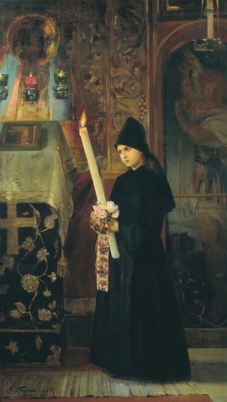 Nosička svíce (V klášteře) (1891)