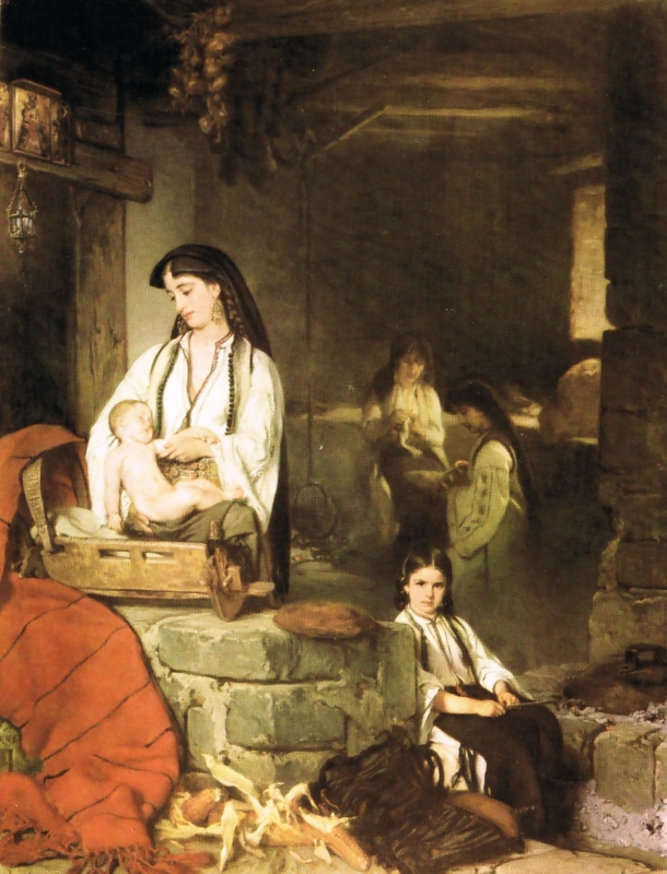 Černohorská domácnost (1865) 
