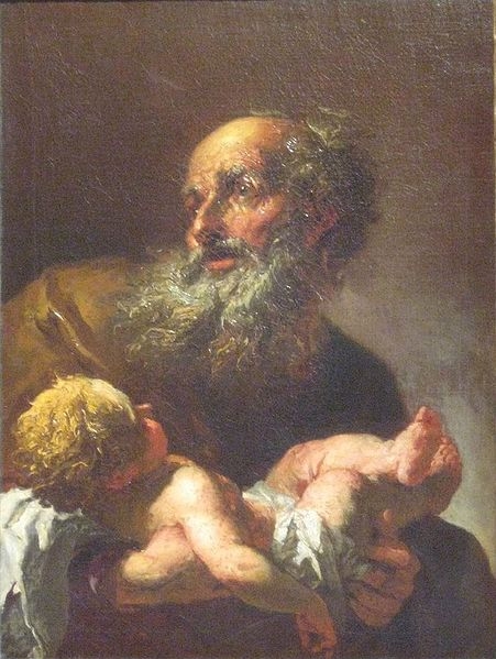 Simeón a malý Ježíš