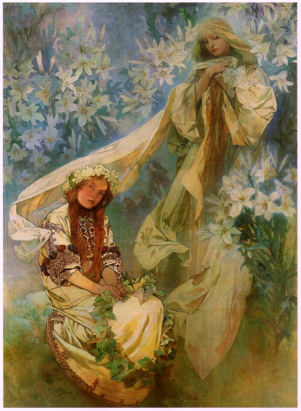 Madona v lilijích (1905)