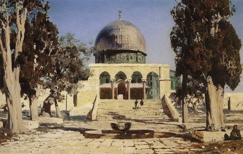 Skalní dóm, Jeruzalém (1882)