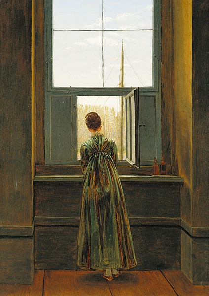 Žena u okna