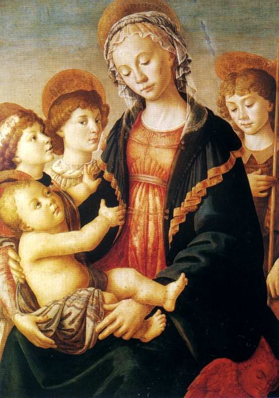 Madonna s dítětem a anděly