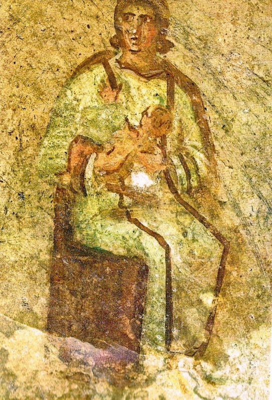 Madona s Ježíškem (pol. 3. století)