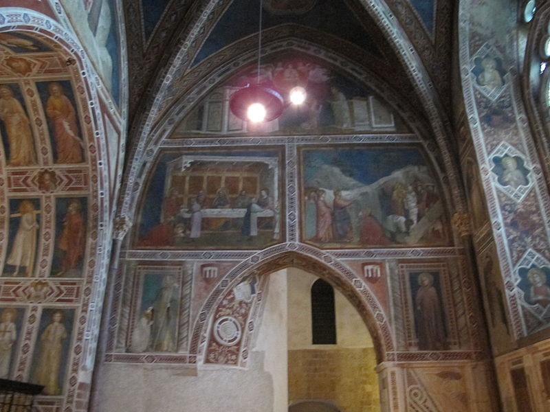 Fresková výzdoba, kaple Máří Magdalény, Dolní bazilika v Assisi