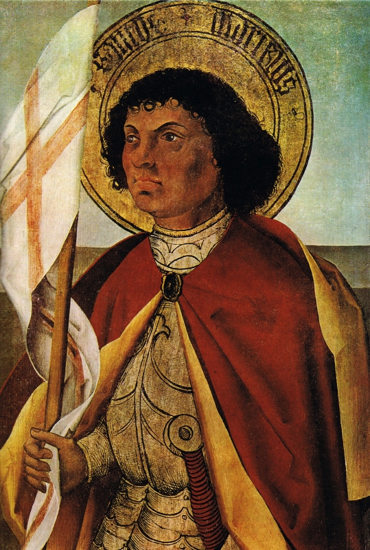 Svatý Mauricius (po roce 1498), výřez