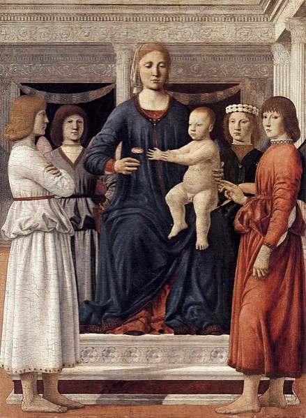Madona s dítětem a anděly