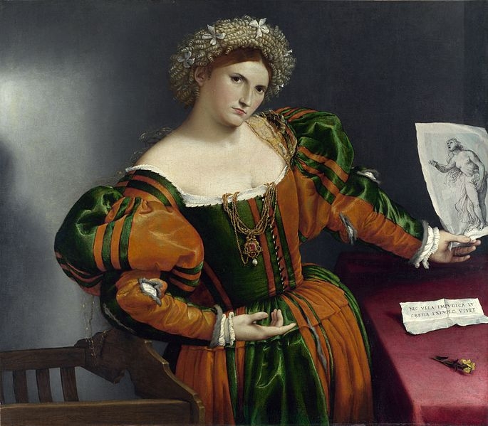 Benátská žena jako Lukrécie (1533)