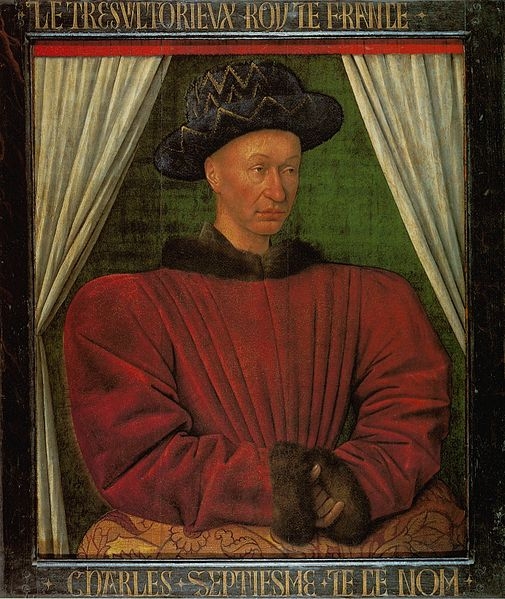 Portrét Karla VII. (1445-1450)