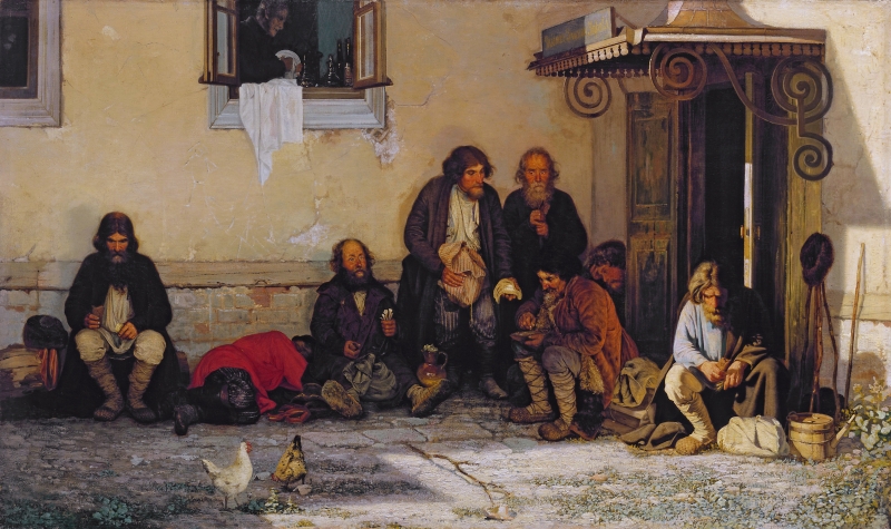 Chudina obědvá, 1872