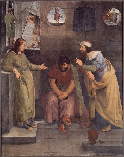 Fresky v Casa Bartholdy, Josef ve vězení