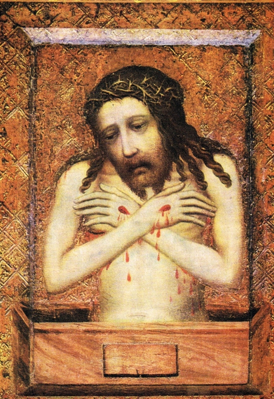 Bolestný Kristus (Kristus v hrobě)(1365-1367) 