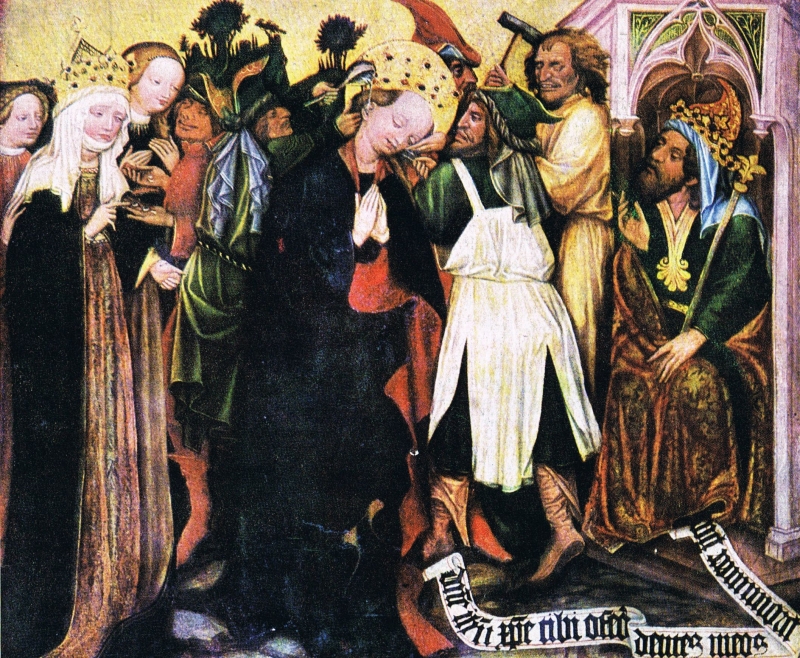 Mučení sv. Apolény (kolem roku 1425)