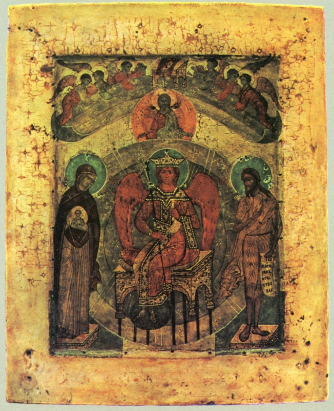 Velemoudrost Boží, ikona, novgorodská škola, 2. pol. 16. století.