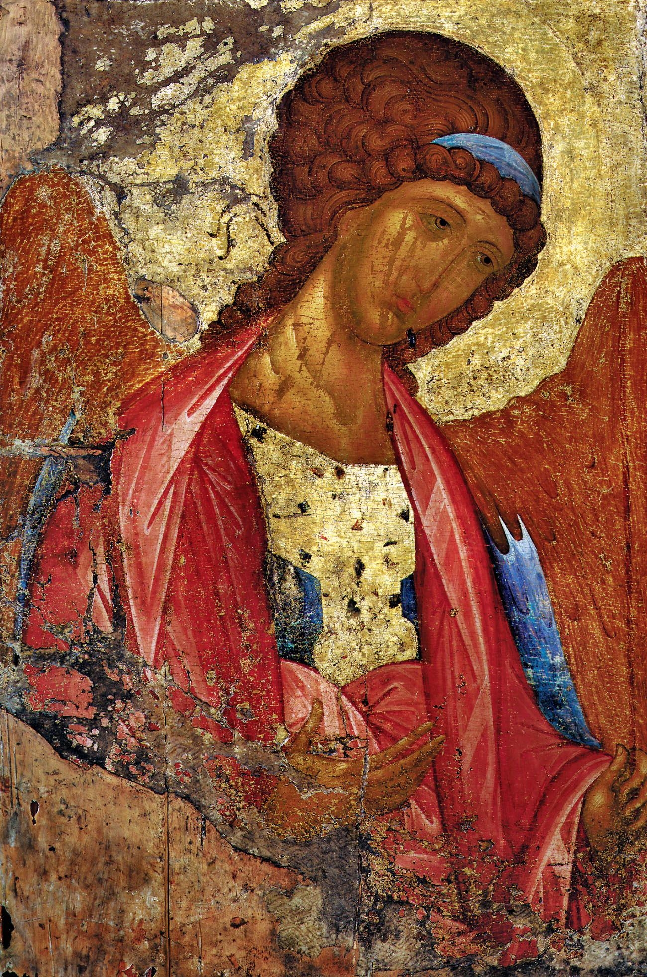 Archanděl Michael, zvenigorodská deése, ikona, Andrej Rubljov