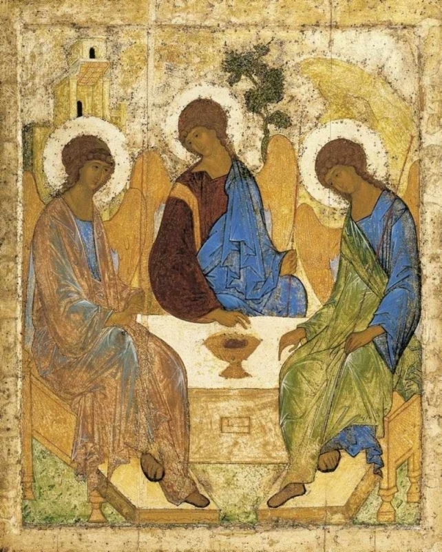 Starozákonní Trojice, ikona, Andrej Rubljov