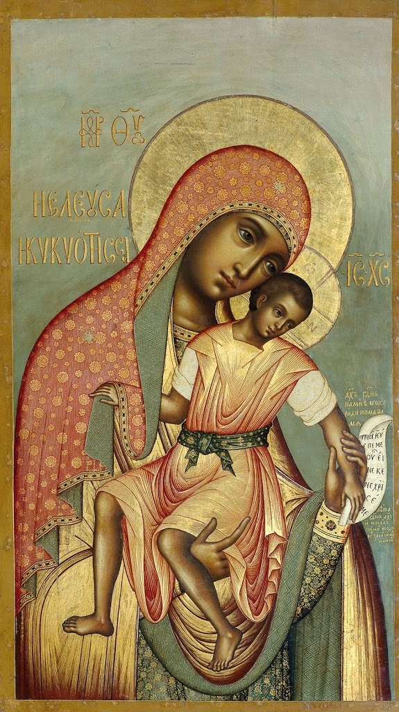 Boží Matka Kikkská, ikona, 17. století, Simon Ušakov