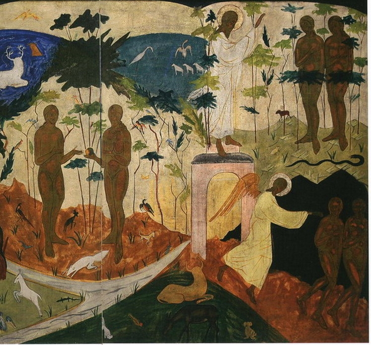 Adam a Eva v ráji, mniška Ioanna (Reitlingerová)